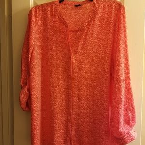 Orange/White Blouse (never worn)